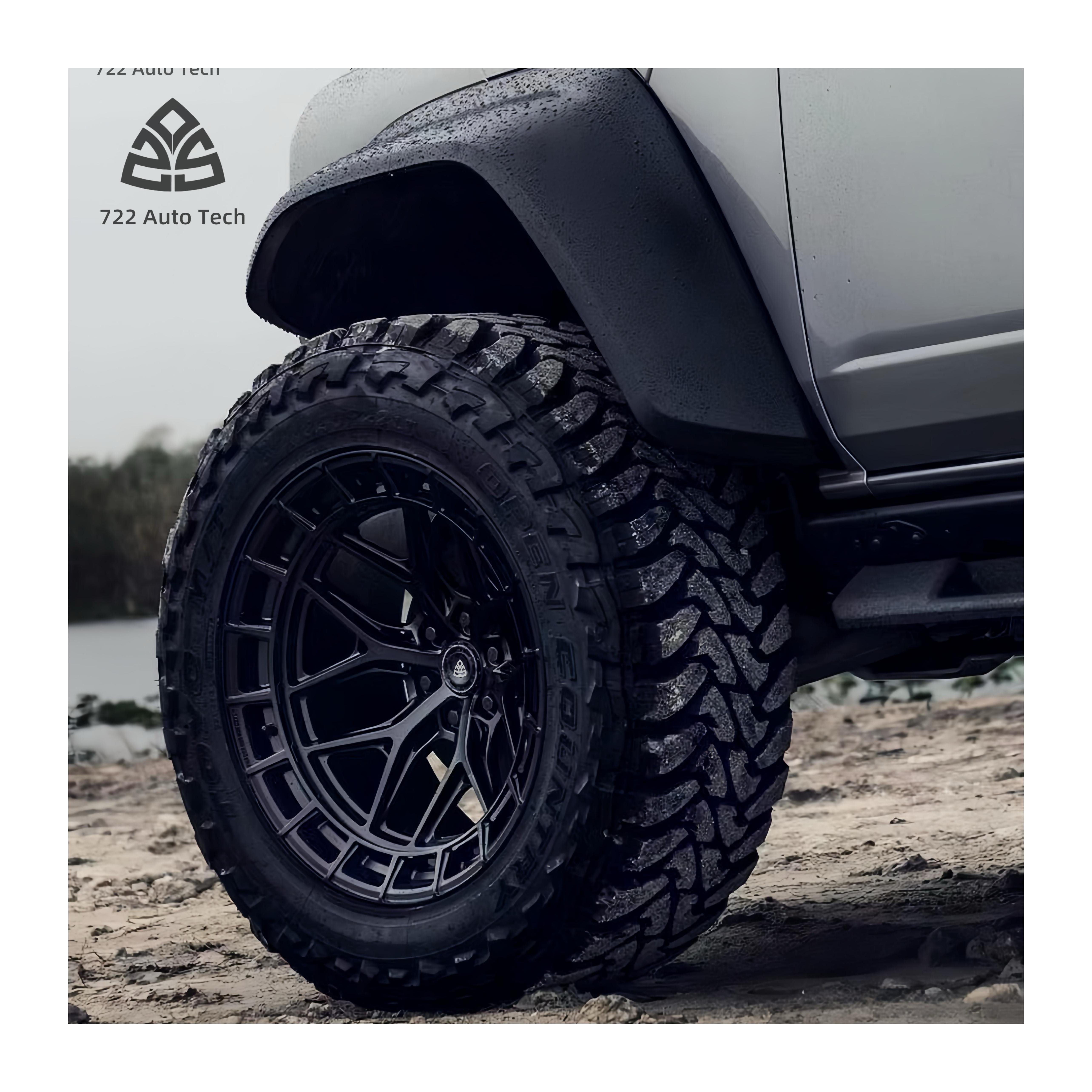 722Auto 17 18 19 20 21 22 23 24 Inch Forged Wheel Aviation Aluminum 6061 Alloy Car Rim Off-road Deep Concave Forged Wheels